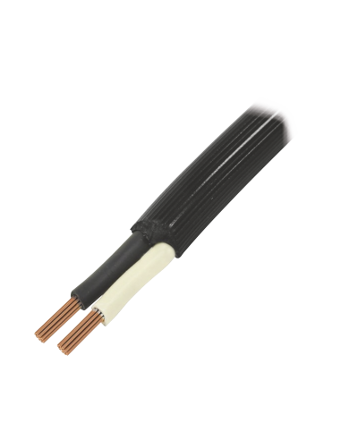 Cable Eléctrico de Uso Rudo 2 Hilos Calibre 16 AWG, Hasta 600 V. Rollo de 100 m.