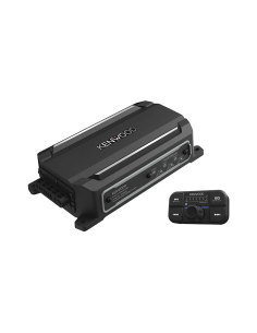 Amplificador de audio de 4 canales con control remoto y con conexión Bluetooth de 600 W de salida máxima
