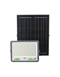 Reflector de 300 W con Panel Solar / Batería 3.2 V CD / T.C.C. 6 500 K / IP65.