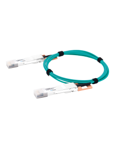 Cable AOC QSFP-DD de 400 Gbps a 400 Gbps / Cable de fibra óptica Activo / Longitud: 3 metros