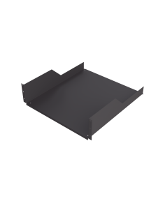 Charola para Soportar Equipos en Rack de 19 in, Profundidad de 50 cm, Color Negro, 3U