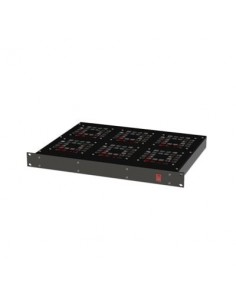 Ventilador para Rack 19" con 6 Abanicos. Entrada: 110 Vca