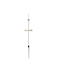 Punta Pararrayo Tipo Dipolo Corona en Aluminio con Angulo de Protección de 72°