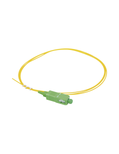 Pigtail de Fibra Óptica Monomodo SC/APC, simplex de 1 metro