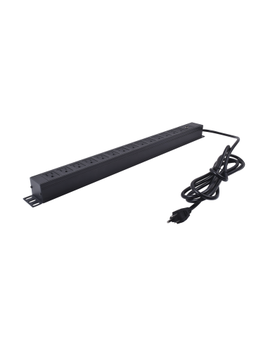 PDU Barra Multicontactos Vertical con 14 Salidas 125V/15A, Contactos Tipo NEMA