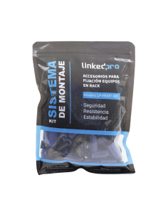 Kit de Montaje Rápido para Equipos en Rack / No más Tuercas Enjauladas / Soporta hasta 50 kg (50 Piezas)