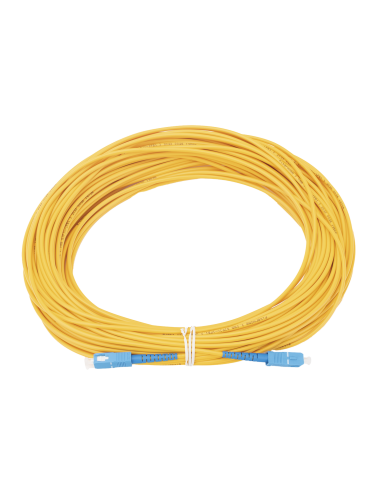 Jumper de Fibra Óptica Monomodo SC/UPC-SC/UPC Simplex de 30 metros, 3mm