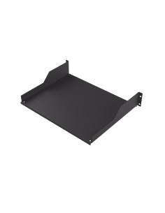 Charola para Soportar Equipos en Rack de 19 in, Profundidad de 34 cm, Color Negro, 2U