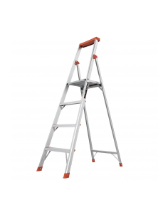 Escalera con 4 peldaños de 1.8 metros de aluminio.