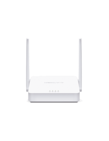 Router Inalámbrico N / 2.4 GHz de 300 Mbps / 1 Puerto WAN 10/100 Mbps / 2 Puertos LAN 10/100 Mbps / 2 antenas de 5 dBi / Comp