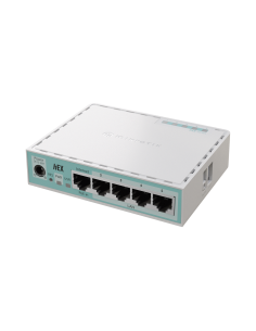 (Hex Version 2024) Router con 5 Puertos Gigabit Ethernet, 1 Puerto USB / CPU ARM Doble Nucleo/ RAM 512 MB/ Balanceo de Cargas