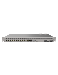 RB1100AHx4 Dude Edition, 13 Puertos Gigabit, Almacenamiento M.2 60GB para Base de Datos Dude