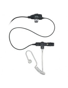 Kit de Micrófono-Audífono PLUS de 1 cable para KENWOOD NX-340/320/420, TKD-340, TK-3230/3000/3402/3312/3360/3170